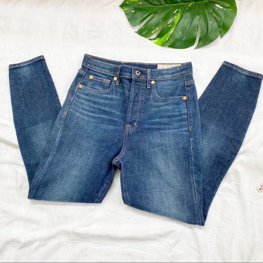 Gap Sky High true skinny jeans